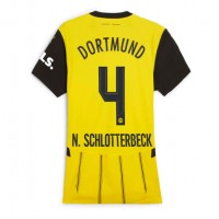 Koszulka piłkarska Borussia Dortmund Nico Schlotterbeck #4 Strój Domowy dla kobiety 2024-25 tanio Krótki Rękaw